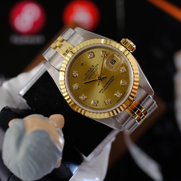 Rolex Datejust Factory Diamond Dial Box & Papers - Picture 13 of 14